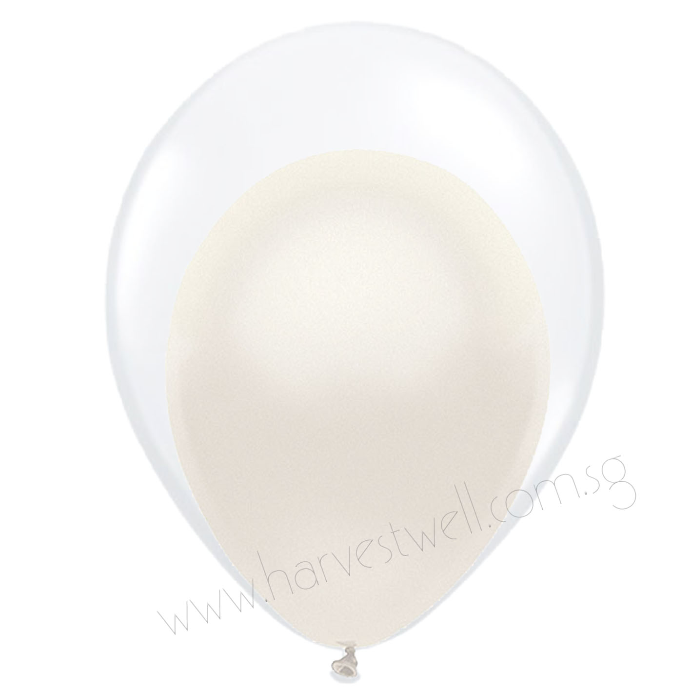 White Balloon In Balloon